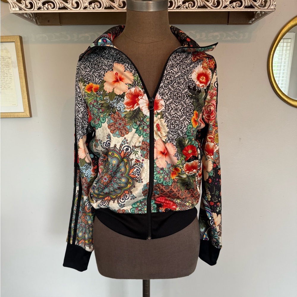 Adidas Women's Floral Bomber Jacket